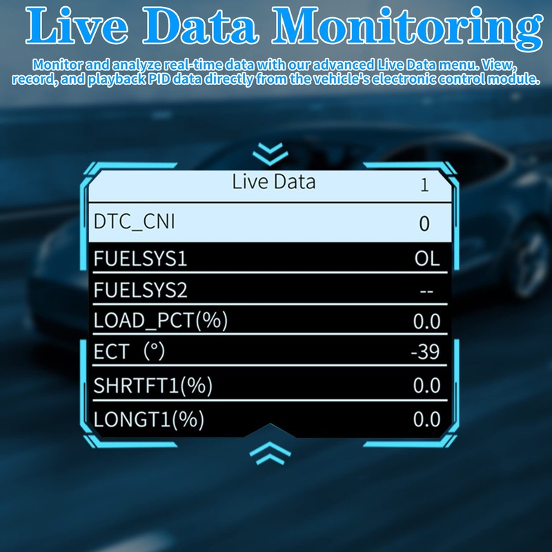 ECAROBUST OBD 2 Scanner Code Reader Vehicle Code Reader Auto