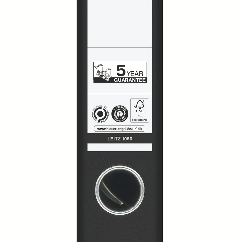 Leitz 10505095 Quality Folder 180° A4 Climate-Neutral 100% Recycled Cardboard,