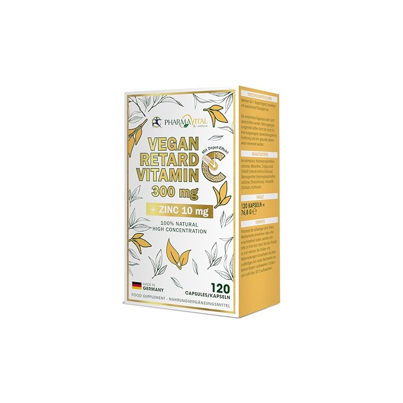 PharmaVital Vegan Vitamin C + Zinc