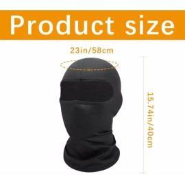 Anpuimolt 남성용 안푸이몰트 블랙 스키 마스크 발라클라바 남성/여성용 여름 쿨링 넥 게이터 UV 프로텍터 스카프 [15 Pcs] Men's Anpuimolt Black Ski Mask Balaclava Summer Cooling Neck Gaiter UV Protector Scarf for Men/Women [15 Pcs]