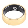 Smart Ring Aluminum Alloy Pedometer Sleep Temperature Tracking Lightweight Smart
