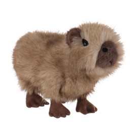 Apricot Lamb Capybara Plush Stuffed Animals for Kids, Soft Cute Plush Toys for Baby Girl and Boy, Fluffy Charming Capybara Brown 7.1 Inches