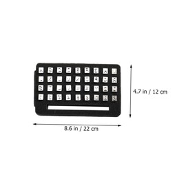 Operitacx 1Satz Leder Alphabet Stempel DIY Werkzeug Für Präzise Ledergravuren Hochwertigem Legierungsstahl Für Lederhandwerk Und Projekte