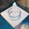Silver Double Fake Nose Ring - Tiny Thin 20 Gauge
