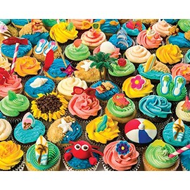 Vermont Christmas Company Summer Cupcakes Jigsaw Puzzle 1000 Piece