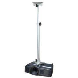 PCMD, LLC. Projector Ceiling Mount Compatible with Optoma TX665UTiM-3D with Lateral Shift Coupling (Telescoping 23-30-Inch Extension)