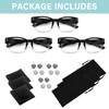 DuanMei Reading Glasses with Lights, Blue Light Blocking, Magnifying, 2.0
