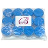Beauticom 240 Pieces 20G/20ML Round Clear Jars with Blue Lids