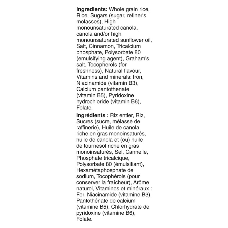 Chex Gluten Free Cinnamon Cereal, 345g/12.1oz, (Imported from Canada)