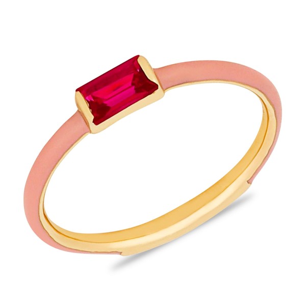 MAX + STONE 14K Gold Ruby Ring For Women |