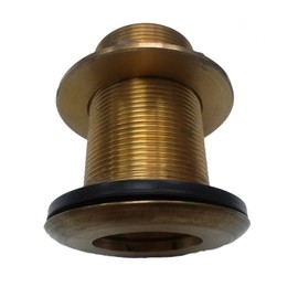 Airmar 33-588-01 51mm OD Bronze Thru-hull Tube with Integrated-Value (Low Profile)