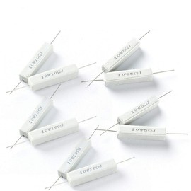 10 Pcs Wirewound Cement Resistor 330 Ohm 10W Resistors Watt 5%