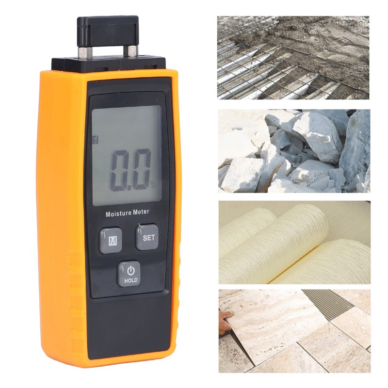 Wood Moisture Meter High Accuracy Easy to Read Portable Digital