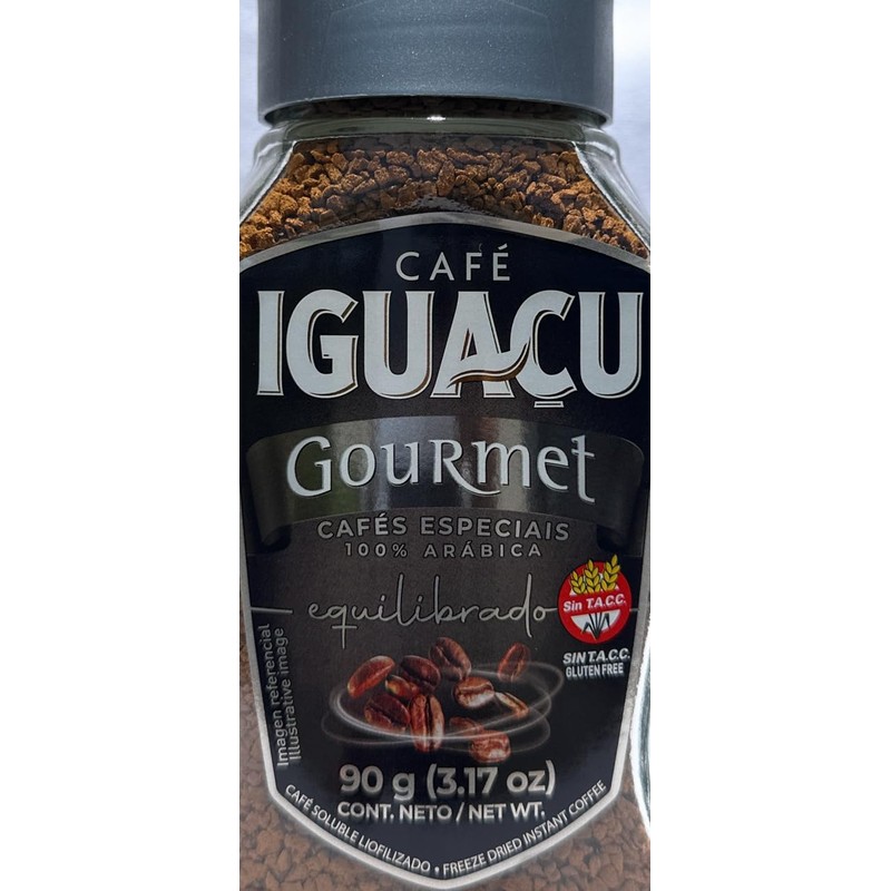 Cafe Iguacu Gourmet Equilibrado Arabica Freeze Dried Instant Coffee 90