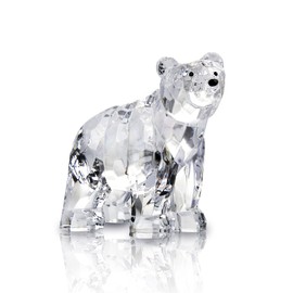 DANRECIN - Figura de oso acrílico para decoración del hogar, no decoración de vidrio, para estantería, mesa de comedor y computadora (B)