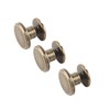 20pcs Copper Studs, Nuts, Screws Flat Head Rivets Copper Material