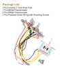 sourcing map Prewired Guitar Wiring Harness Electronics Kit 2 Tone