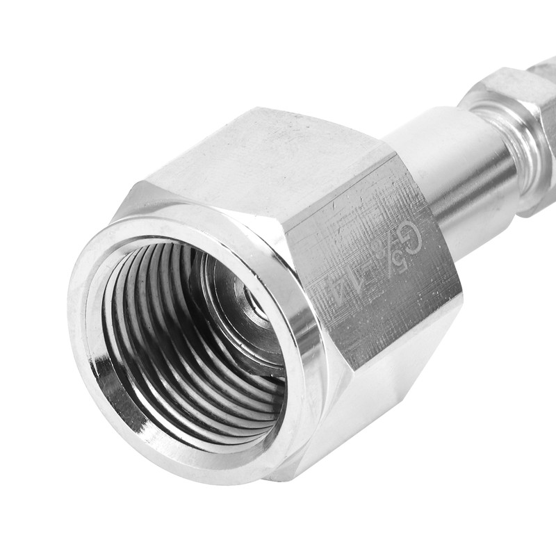 G5/8‑14 2.5m External Soda Hose Universal CO2 Gas Cylinder Refilling