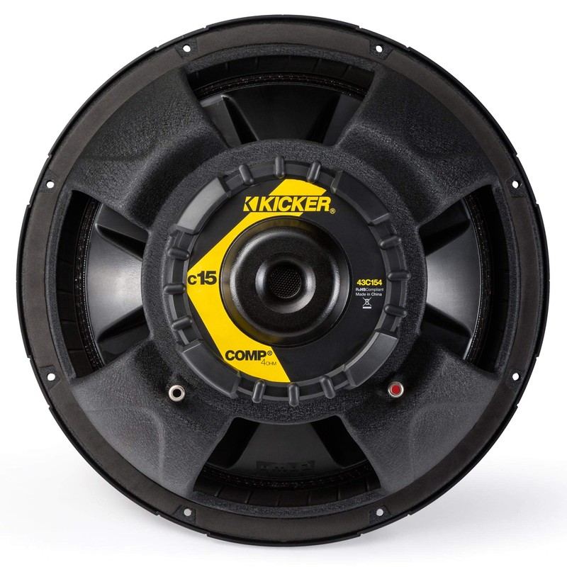 KICKER 43C154 Comp 15" 500 Watt SVC 4-Ohm Car Audio