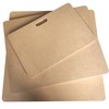 Clay Wedging Board with Built in Handle Portable Wooden Mat