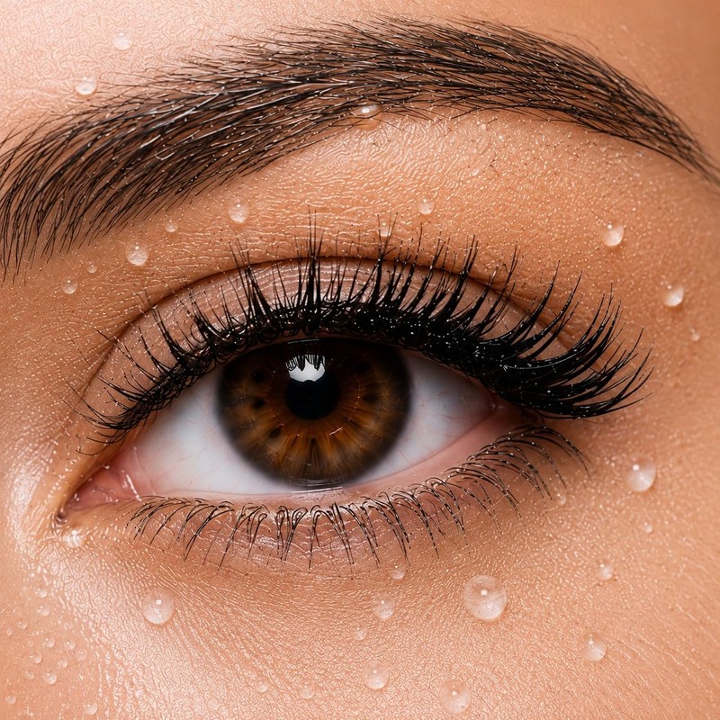 Lengthening & Curling Mascara|Tapered Cone Fiber Brush Creates Lash Extension