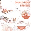 AnyDesign 60 Sheet Fall Watercolor Stationery Letterhead Paper Pumpkins Maple
