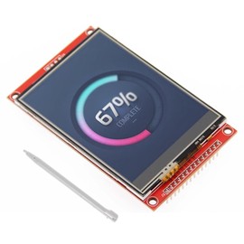 A-DIGISHUO 2.8-inch SPI LCD Module 240 * 320 TFT Module ILI9341 occupies less 4 IOs LCD Screen Display Touch Panel SPI Serial 5V/3.3V for STM32