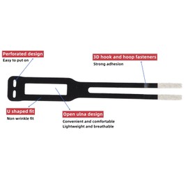 Wrist Brace for TFCC Tears, Breathable, Thin Sports Wrist Brace for Left and Right, Adjustable, Lightweight Wrist Bands, Support for Weight Load (Black)