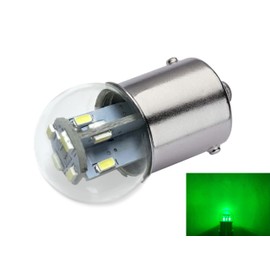 #89#67#303 Miniature Bulb LED Replacement | 12/28 Volt AC/DC | Base Style: BA15S | Replacement for #67, 69, 89, 98, 1247, 441067-1, 97, 631, 1155, 9421777, 303, 623, 1251 (1-Pack; Green)