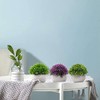 4 Macetas de Plantas Artificiales Decorativas Hogar,Pequeños Arbustos Artificiales de