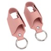 2pcs Asthma Inhaler Holder Portable Storage Protective PU Leather Asthma