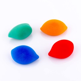 Lioncast Windscreen Microphone Made of Foam for USB Microphone, USB Microphone Protection, Reusable and Washable, Microphone Pop Protection for Party, Karaoke, Outdoor Activities, Pack of 4, Colourful