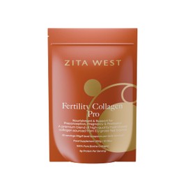 Zita West Zita West Fertility Collagen Pro - Grass-Fed Hydrolysed Bovine Collagen Powder (Type 1 & 3) for Fertility, IVF & Pregnancy Support - Tasteless, Easy to Mix - 300g