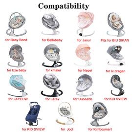 5V Power Cord Compatible with Munchkin,Momcozy,Nova,Baby Bond,Kmaier,Bella Baby,Ezebaby,Napei,Ix dregan Swing,6.7Ft Charger Cord