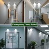 Enjvvs Emergency Remote Head Lighting, Single Head Emergency Light, Adjustable
