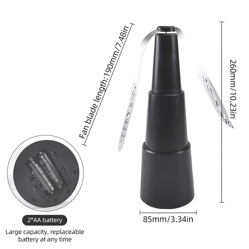 [通拓商品]Fly Swatter Fan for Outside or Inside Battery Operated Adjustable