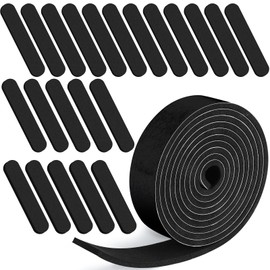 Outus 23 Pieces Hat Size Tape Reducer Hat Sizer Insert Foam Reducing Tape Roll self Adhesive (Black)