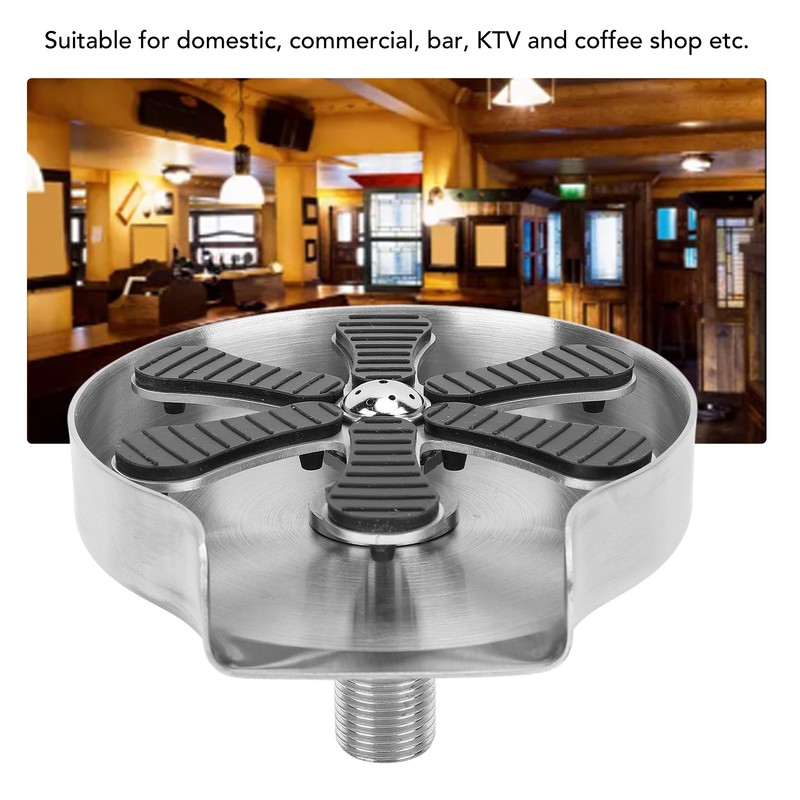 Sink Glass Rinser High Pressure Automatic Cleaning Detachable Stainless Steel