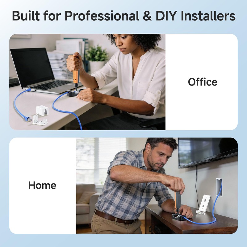 Cable Matters Keystone Jack Punch Down Tool Stand - Stable