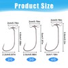 Drop Shot Swimbait Hooks - 30pcs Spinshot Wide Gap Hook