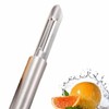 Potato Peeler Stainless Steel Vegetable Silver Julienne Straight Peeler Slicer
