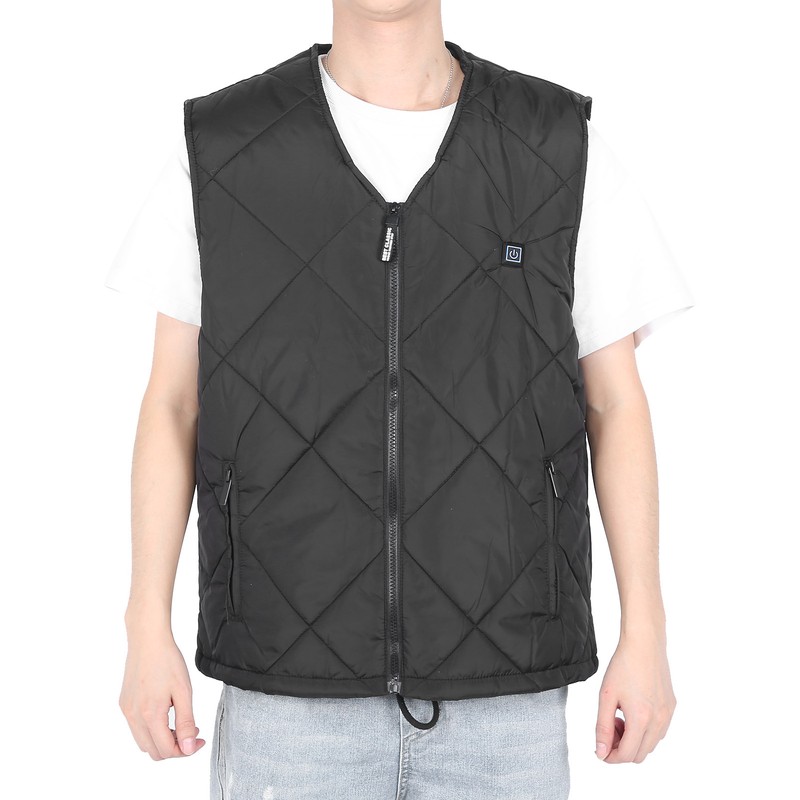 Electric Heated Vest USB Charging Winter Warm Body Thermal Tempertature