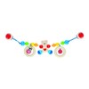 Heimess 763850 Kinderwagenkette Herzbär mit Clips