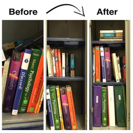 Locker Organizer Shelf， Adjustable Width and Height, Ideal Locker for School, Office, and Gym Lockers (Black)