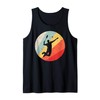 Retro Badminton Birdie: Vintage Style Badminton Tank Top