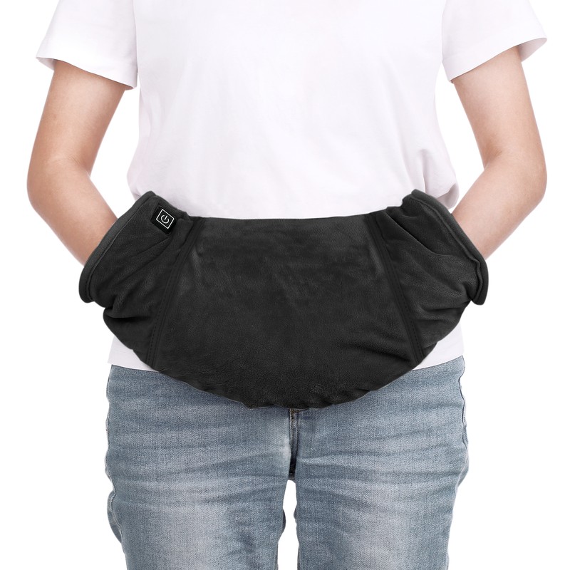 Electric Heated Hand Warmer Muff Cold Weather Thermal Glove Waist