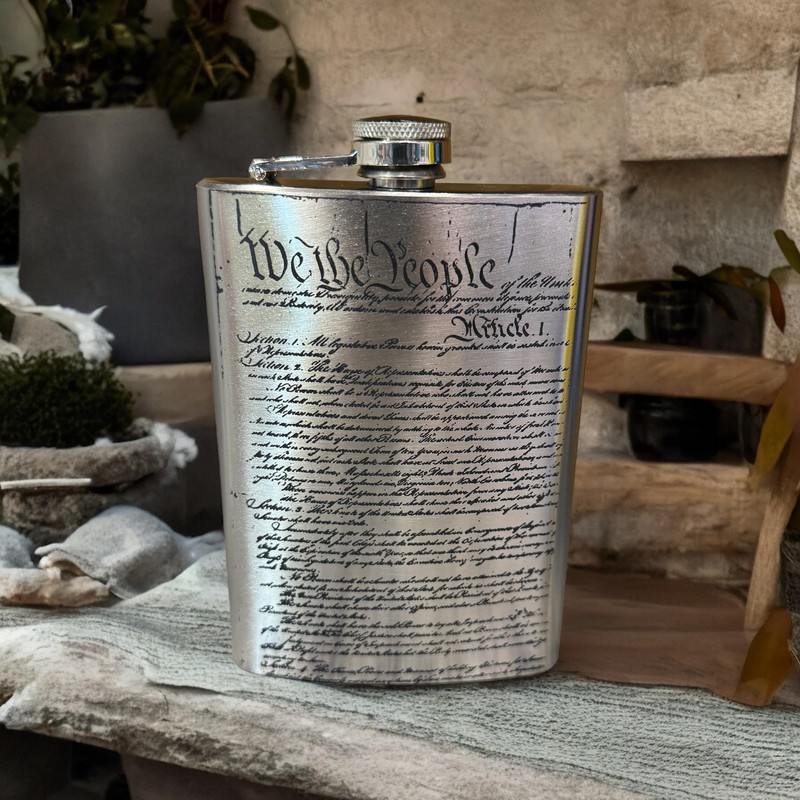 8oz We the People Flask