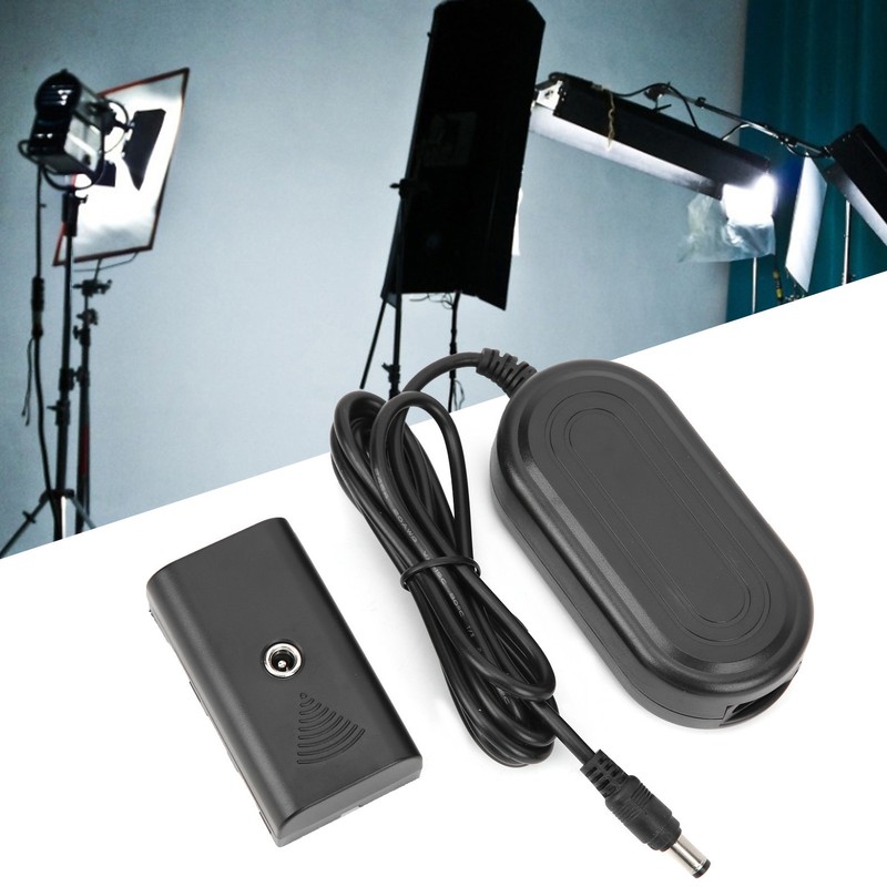 AC Power Adapter DC Coupler NPF550 Full Decoded Dummy Battery