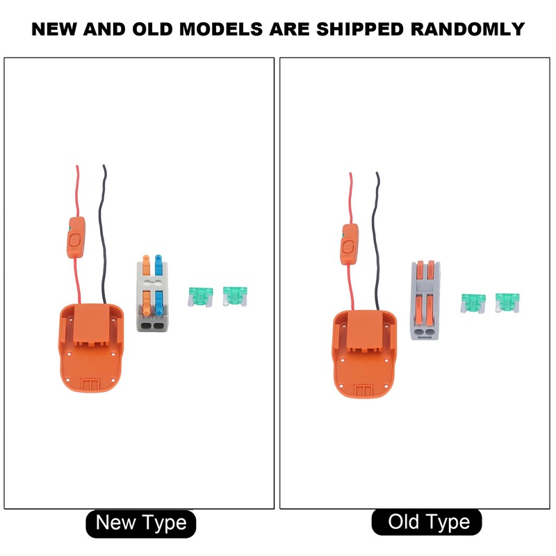 Power Adapter Professional Battery Dock Power Connector with Fuse Switch