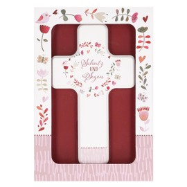 Protection and Blessing. Wooden Cross